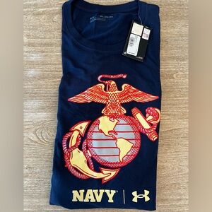 Under Armour Navy/USMC Long Sleeve